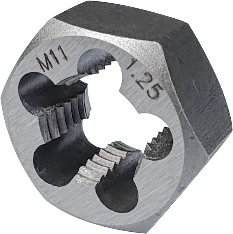M11 x 1.25 Hex Die Rethreading Die Thread Die Carton Steel For Right Hand